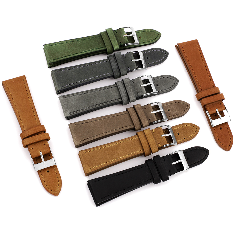 Leather Watch Strap Quick Release 20Mm 22Mm - Hoge Kwaliteit Horlogeband Quick Release Horlogeband