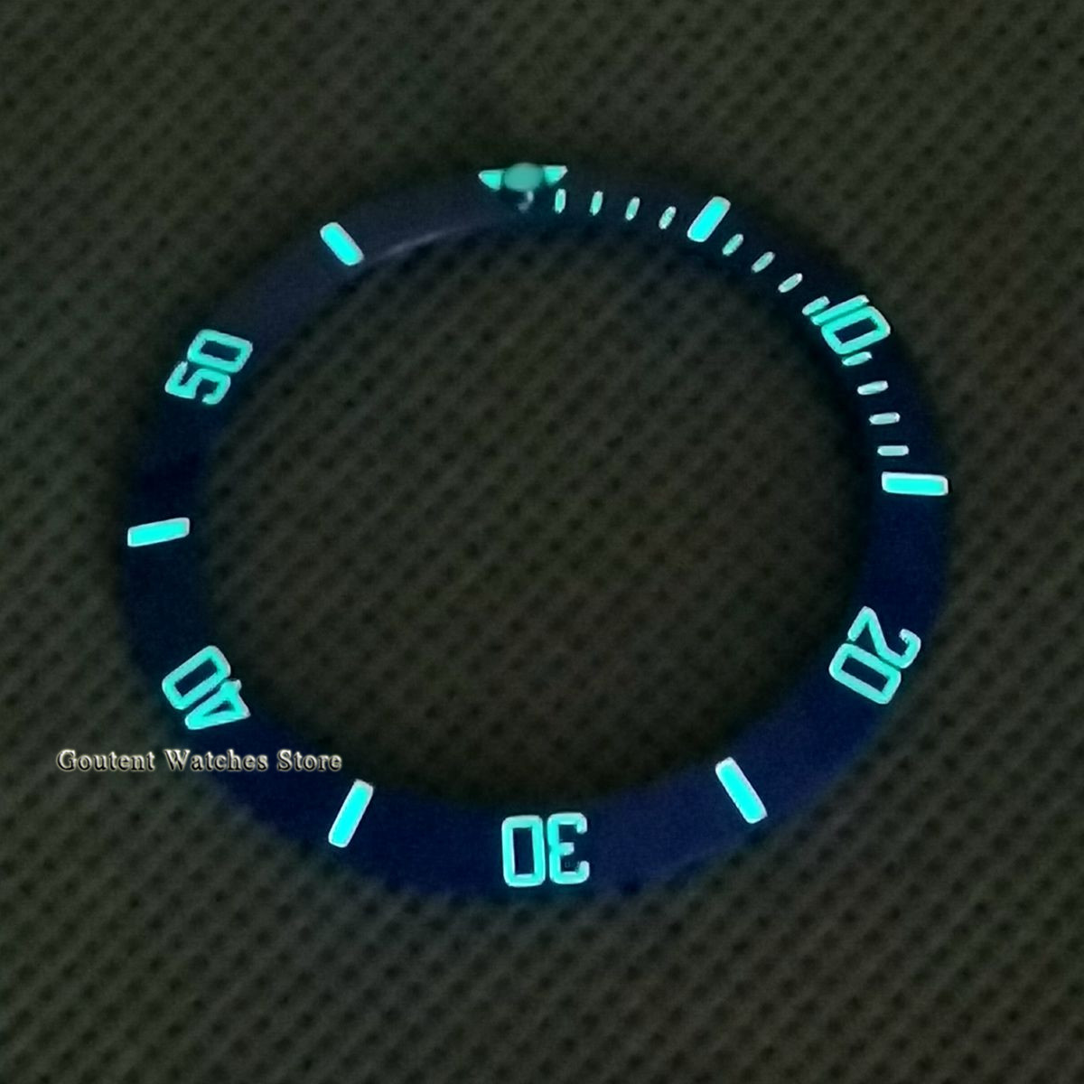 Watch Bezel Insert Ceramic Luminous - Nieuwe 38Mm Super Blauw Lichtgevende Hoge