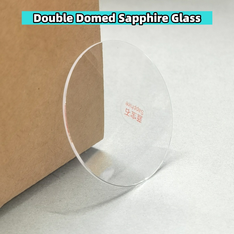 Sapphire Watch Crystal Double Domed - Dubbelkoepelvormig saffierhorlogeglas Kristallen lens Meerdere maten